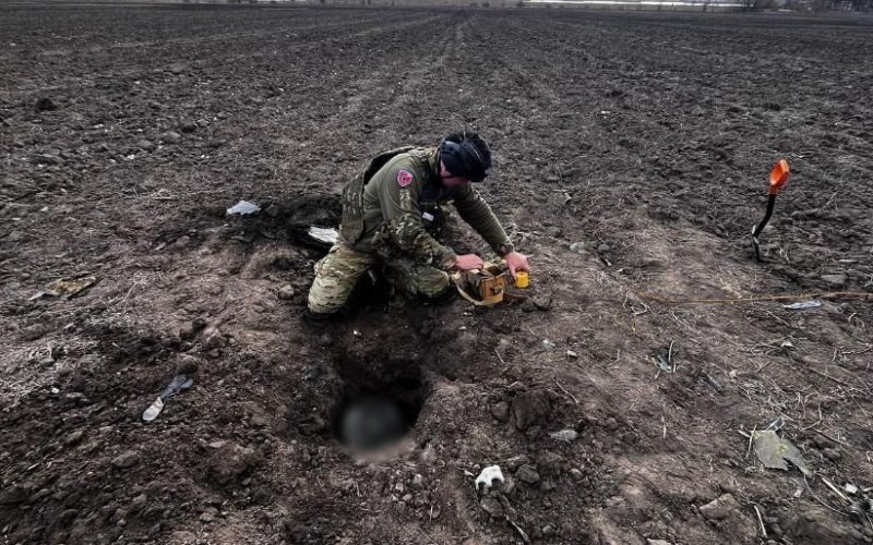 На Житомирщині вибухотехніки знайшли та знищили нерозірвані боєприпаси після нещодавніх обстрілів
