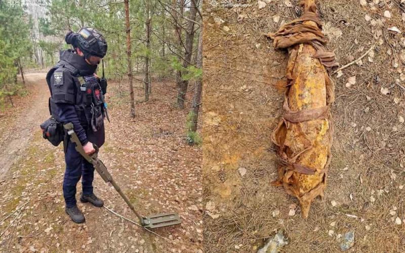 У полі неподалік Коростеня знайшли мінометну міну