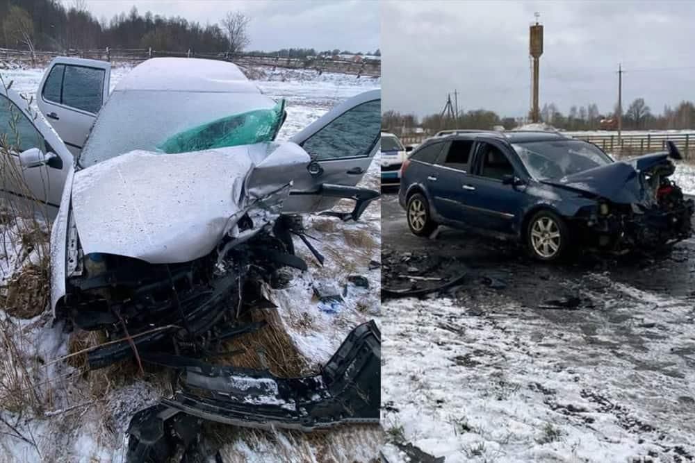 Подробиці ДТП поблизу Коростеня: Renault зіштовхнувся з Volkswagen, загинула жінка та ще троє осіб травмовані
