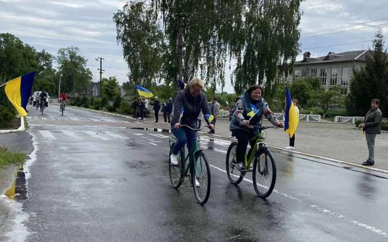 У Чоповицькій громаді відбувся велопробіг “Пам’яті Героїв”