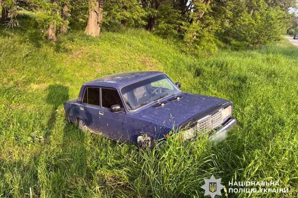 На Житомирщині селяни зупинили чоловіка, який намагався викрасти чужу автівку та з’їхав у кювет