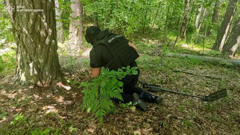 У Коростенському районі піротехніки знешкодили касетний боєприпас