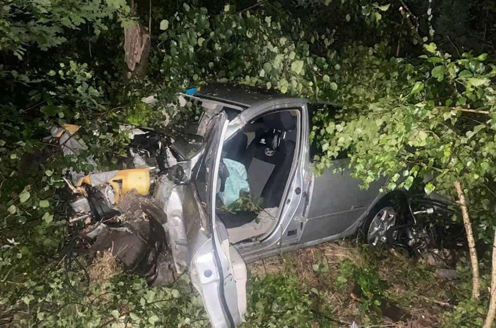 Неподалік Малина Hyundai з’їхав у кювет та врізався в дерево: водій загинув
