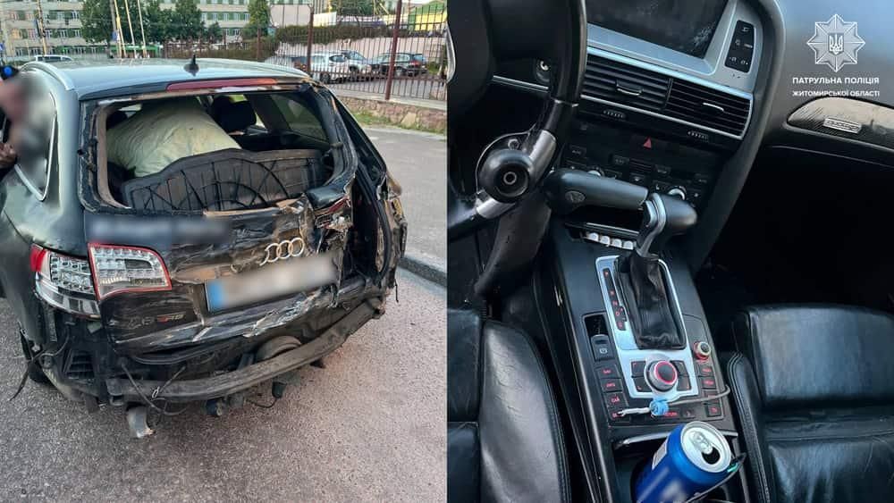 На трасі в Коростенському районі патрульні зупинили Skoda: водій без документів мав ознаками наркотичного сп’яніння