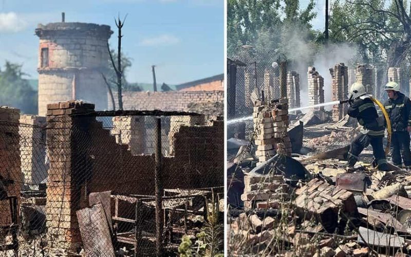 Одне з селищ в Житомирській області постраждало від російської атаки: понад 50 об’єктів згоріли