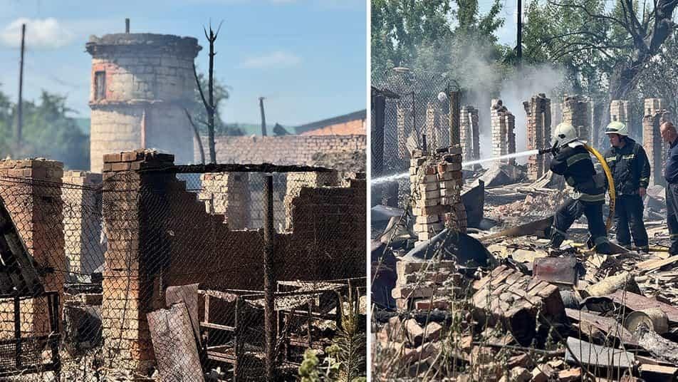 Одне з селищ в Житомирській області постраждало від російської атаки: понад 50 об’єктів згоріли