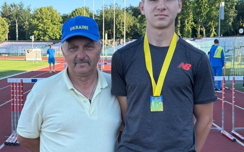 Коростенець Данило Вигівський виборов бронзу на чемпіонаті України з легкої атлетики