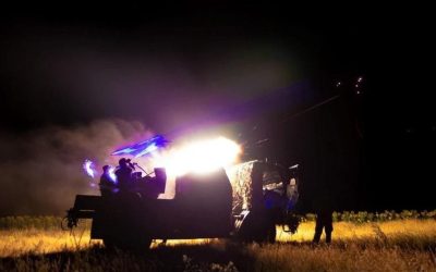 На Житомирщині під час масованої атаки ППО знищила ворожі цілі, уламки спричинили пожежу