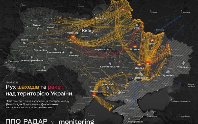 Під час нічних обстрілів постраждала Житомирська область