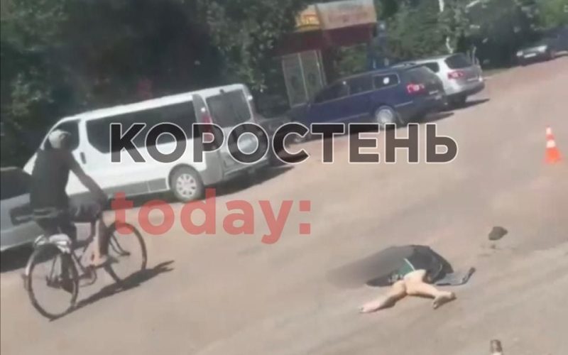 У Коростені вантажівка на смерть збила чоловіка: особу загиблого встановлюють