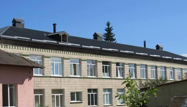 В одному з навчальних закладів Малина відновили покрівлю
