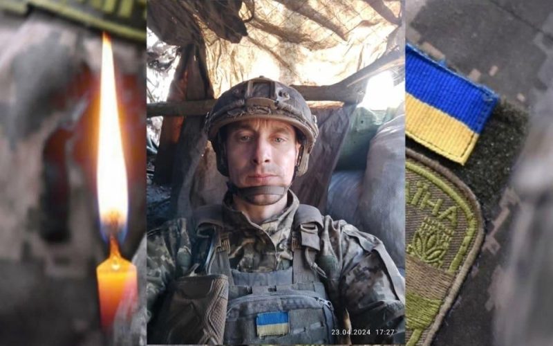 Овруцька громада прощається із військовим Віктором Головком, який після тяжких поранень повернувся додому та відійшов у вічність