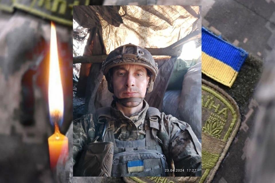 Овруцька громада прощається із військовим Віктором Головком, який після тяжких поранень повернувся додому та відійшов у вічність