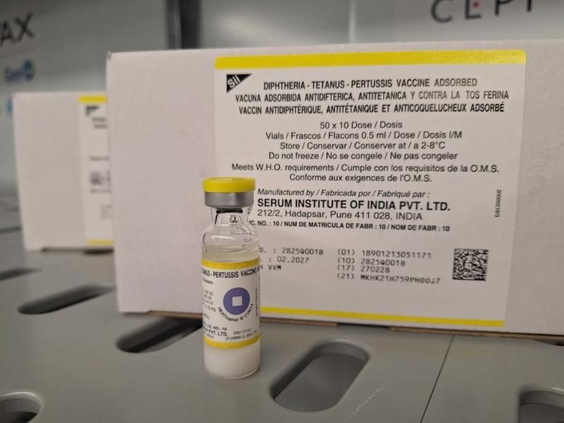 Житомирська область отримала допомогу у вигляді вакцини проти дифтерії, правця та кашлюка