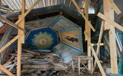 У селі Коростенського району за підтримки ЮНЕСКО консервують зруйнований росіянами храм XIX століття