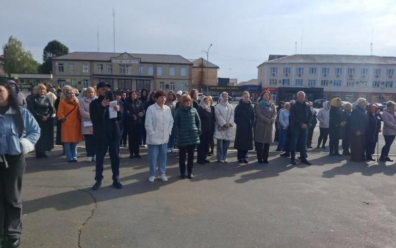 У центрі Малина до Дня Захисників та Захисниць відбувся мітинг