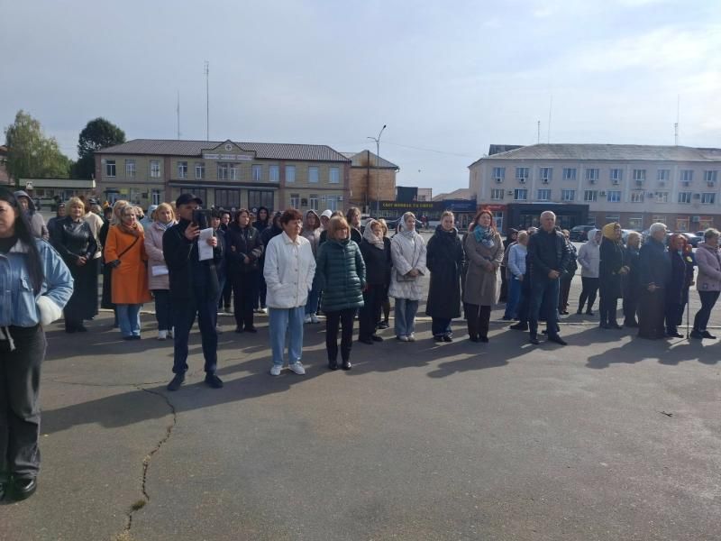 У центрі Малина до Дня Захисників та Захисниць відбувся мітинг