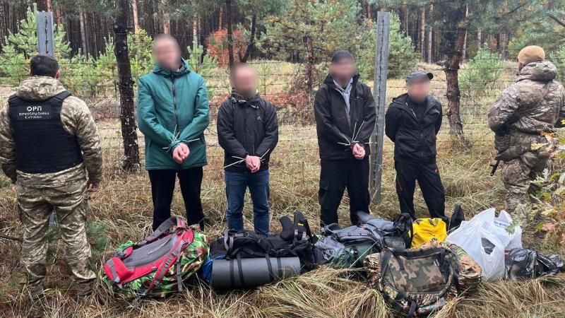 На Житомирщині прикордонники затримали чотирьох військовозобов’язаних: хотіли знайти краще життя за кордоном