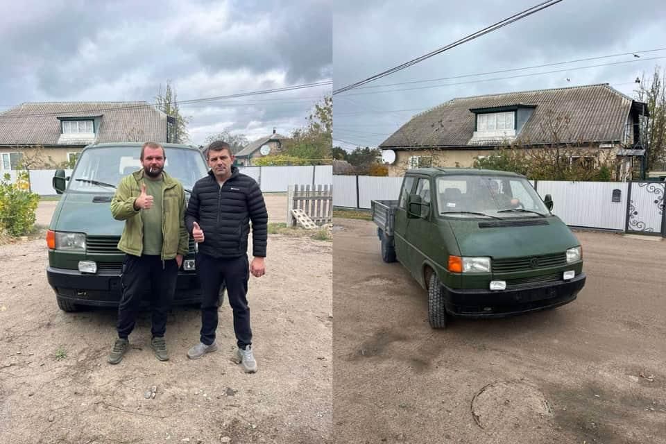 Військовому з Овруччини передали на фронт автотранспорт