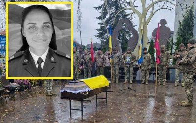 В Овручі попрощалися з прикордонницею, яка загинула під час вибуху на вокзалі