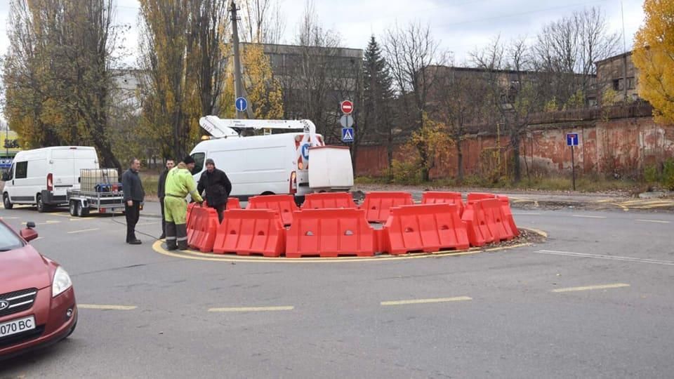 У Коростені облаштували місце з круговим рухом