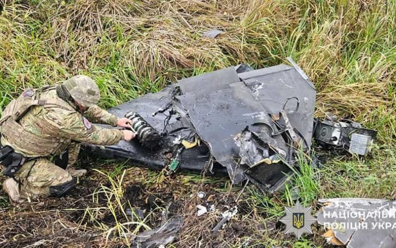 На Коростенщині вибухотехніки знешкодили безпілотник типу “Герань-2” із нездетонованою бойовою частиною