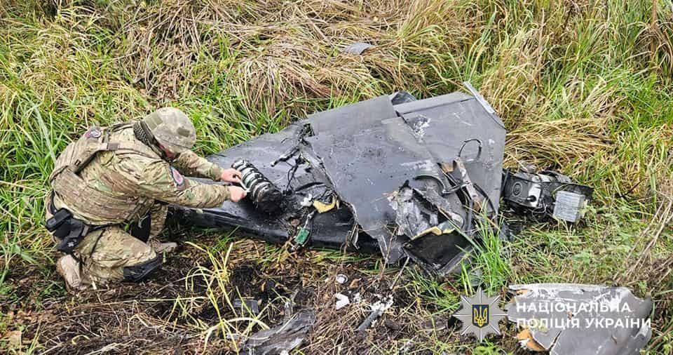 На Коростенщині вибухотехніки знешкодили безпілотник типу “Герань-2” із нездетонованою бойовою частиною