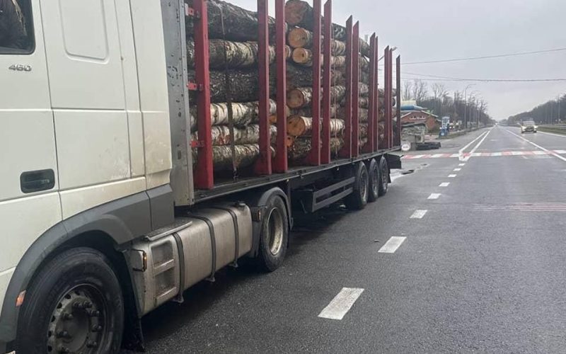 На Коростенщині минулої доби патрульні зупинили дві вантажівки, які перевозили деревину з порушеннями