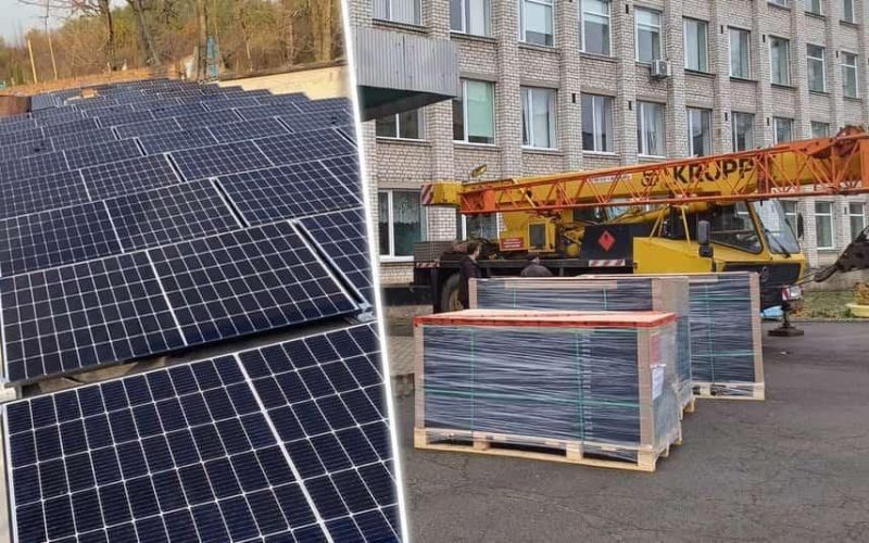 У Малинському ліцеї встановлюють сонячні панелі: де взяли гроші та що відомо про проєкт