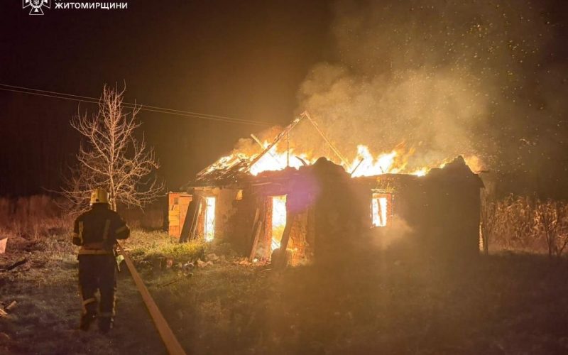 За добу в Овручі горіла квартира, а в селі на Олевщині будинок: що відомо про пожежі
