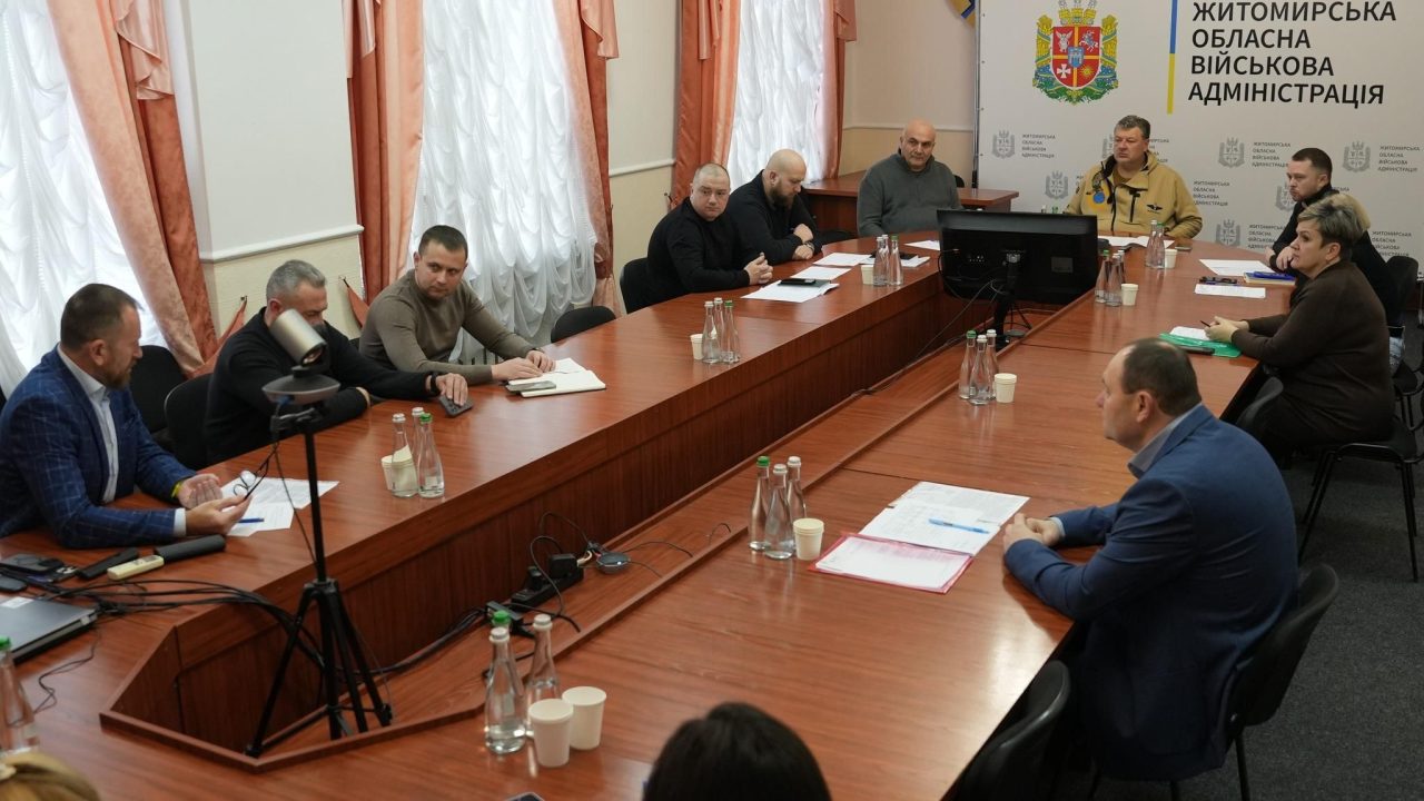 На Житомирщині обговорили ліміти на електроенергію – залучили бізнесменів та енергетиків