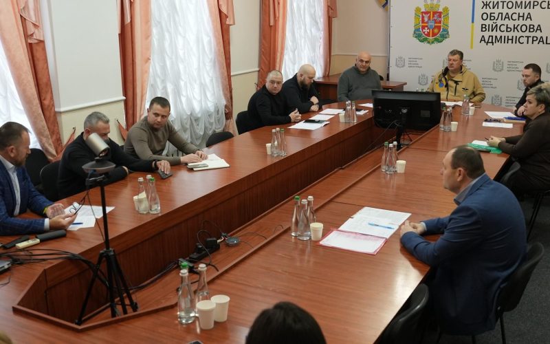 На Житомирщині обговорили ліміти на електроенергію – залучили бізнесменів та енергетиків