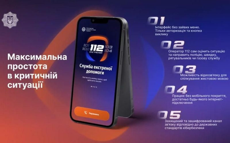 В Україні запустили сервіс екстреної допомоги 112 Ukraine: працює навіть без мобільного зв’язку