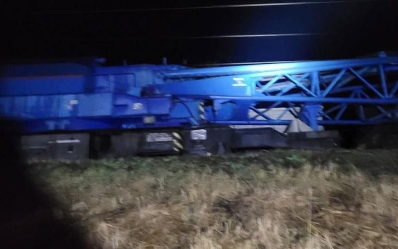 Правоохоронці розслідують обставини сходу поїзда неподалік Коростеня через імовірну атаку БпЛА