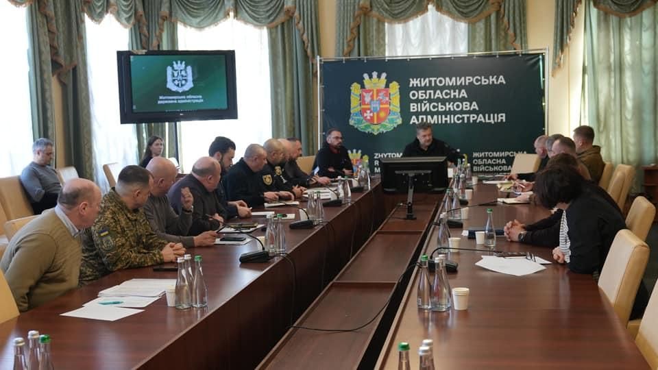 Житомирщина посилює оборону: на засіданні визначила подальші кроки для зміцнення безпеки регіону