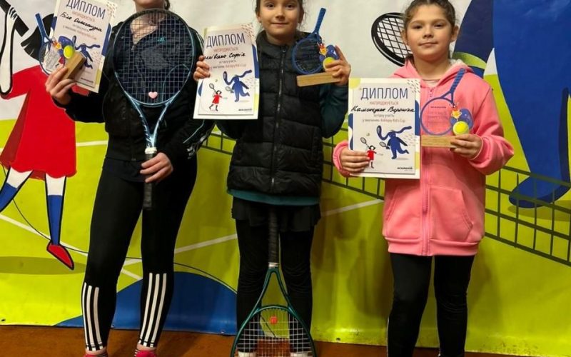 Коростенські тенісистки здобули два чемпіонські титули на змаганнях у Житомирі