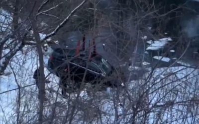 На автодорозі Коростень-Житомир з мосту в річку “злетіла” автівка
