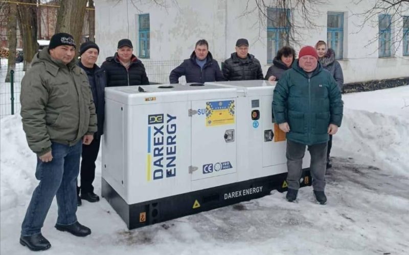 Лугинська громада отримала потужний генератор від Тайваню