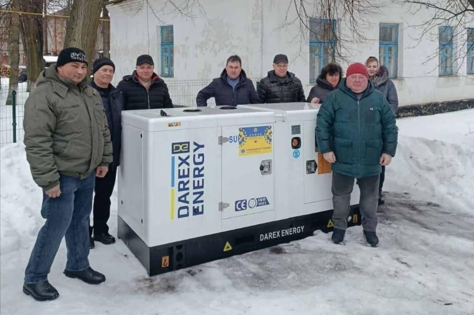 Лугинська громада отримала потужний генератор від Тайваню