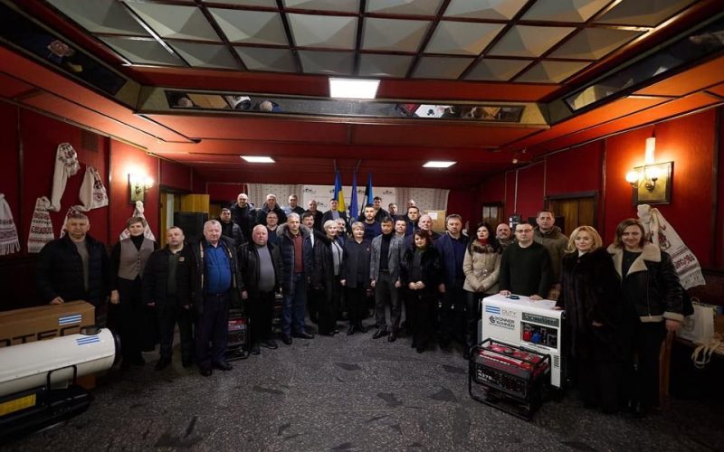 Житомирщина одержала від Таллінна генератори і дизельні теплові гармати