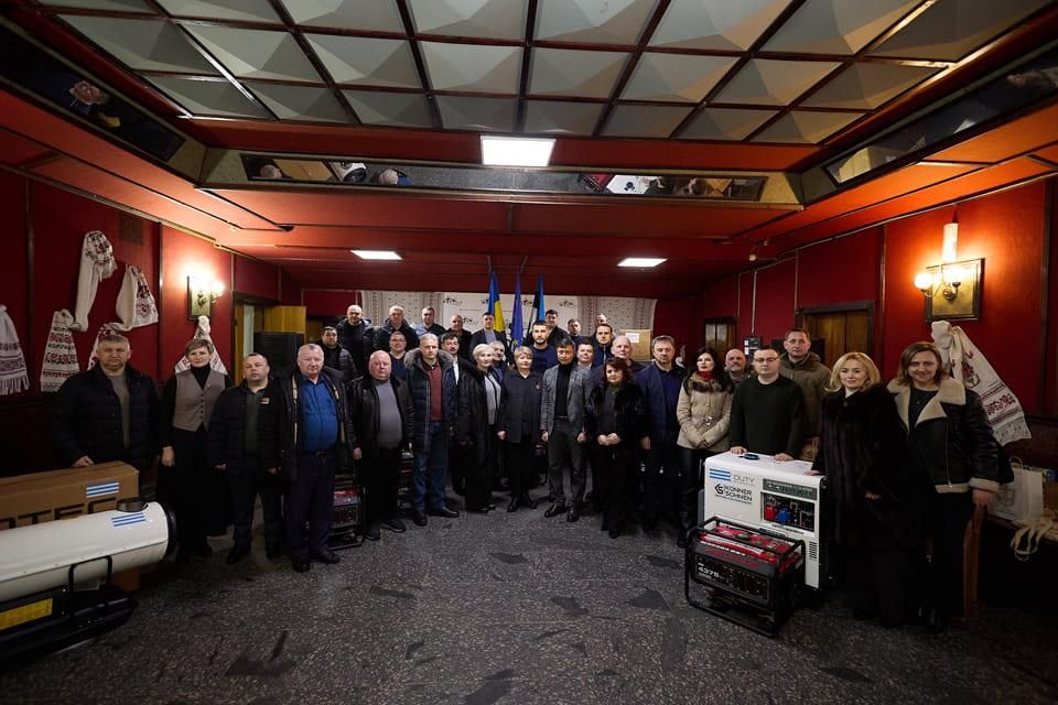 Житомирщина одержала від Таллінна генератори і дизельні теплові гармати