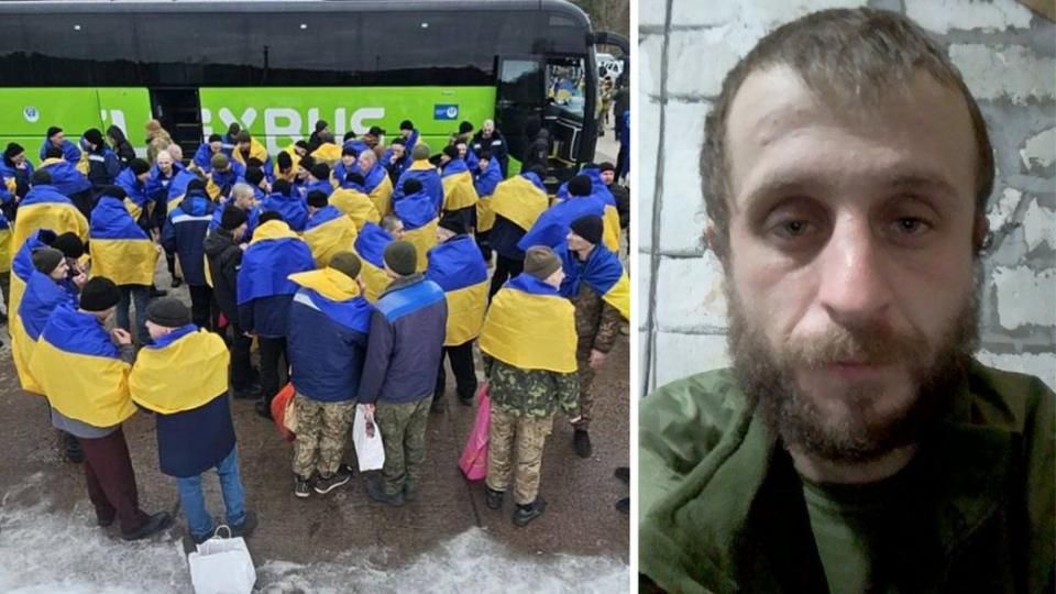 З російської неволі додому: під час обміну повернули військового Олександра Гаєвського з Малинської громади