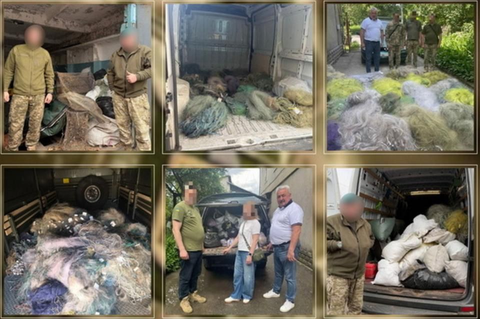 Житомирщина передала військовим понад 11 км браконьєрських сіток для маскування та фортифікацій
