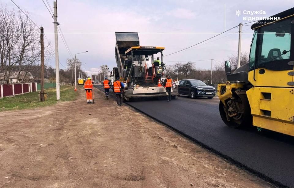 На Коростенщині розпочали ремонт дорожнього покриття
