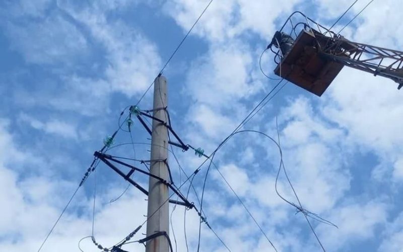 У Житомирській області через сильний вітер було знеструмлено понад 40 населених пунктів
