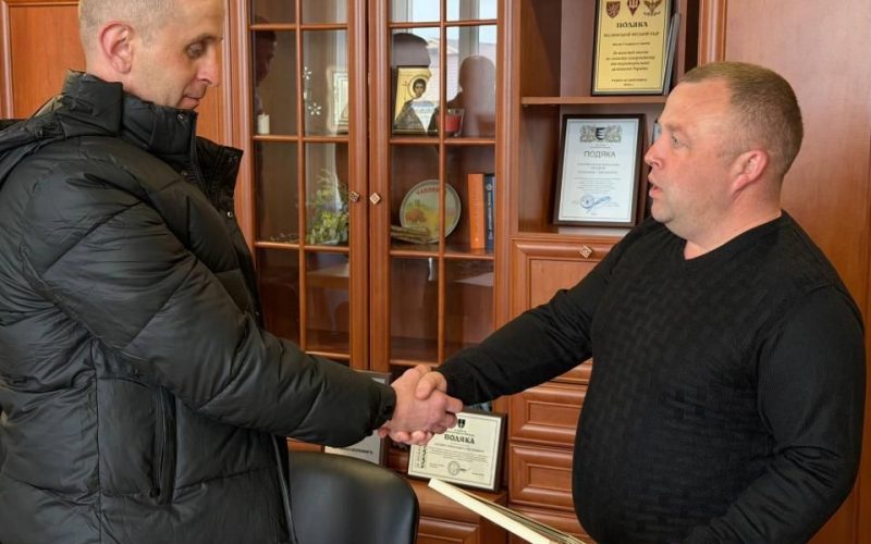 Після полону й реабілітації до Малинської громади повернувся військовий Олександр Гаєвський