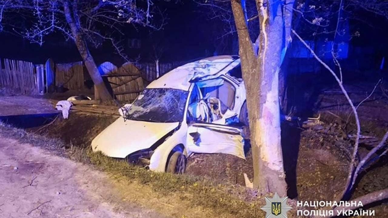 У селі на Житомирщині пʼяний водій на Ford врізався в дерево: загинув 12-річний хлопчик, ще одна пасажирка з дитиною у лікарні