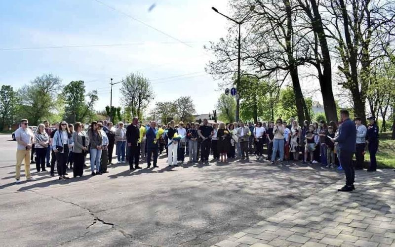 У Коростені відбувся мітинг‑реквієм до Дня пам’яті та перемоги над нацизмом