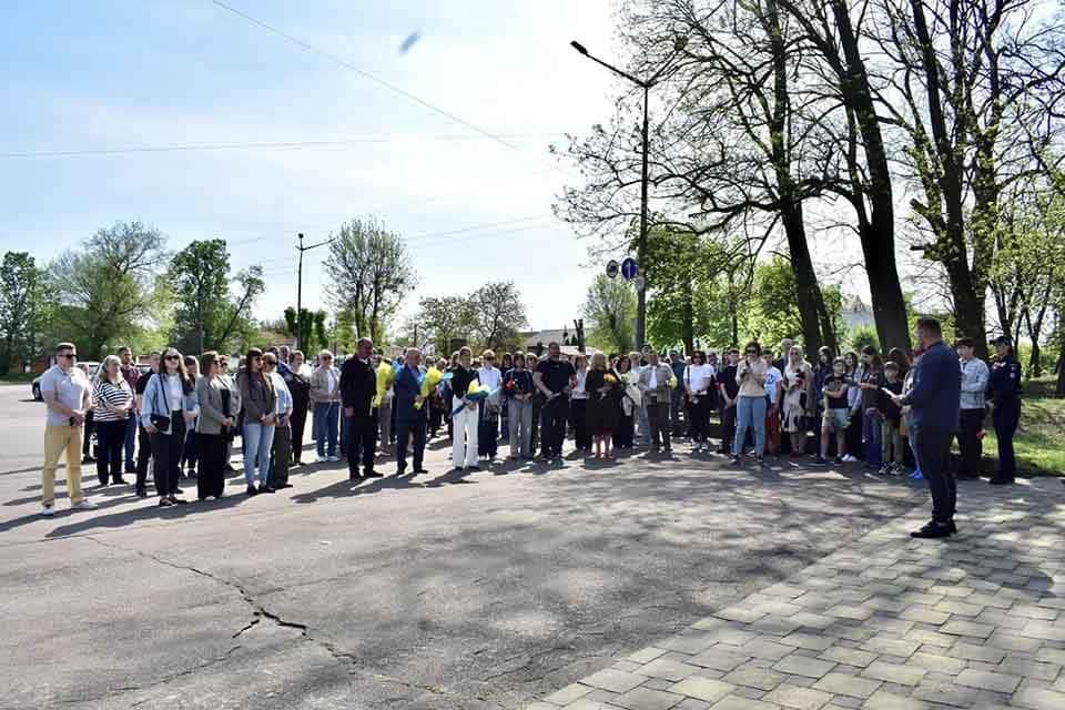 У Коростені відбувся мітинг‑реквієм до Дня пам’яті та перемоги над нацизмом