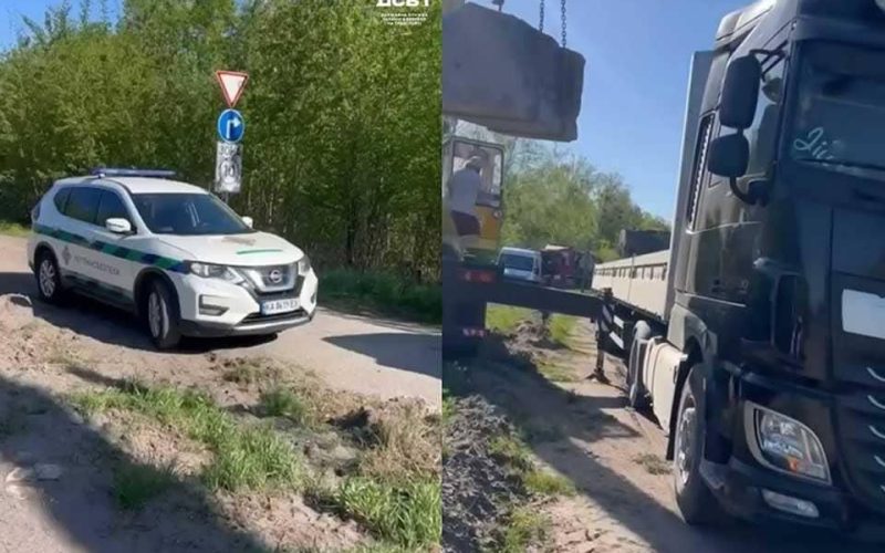 На Житомирщині зупинили перевантажений DAF: штраф – близько 70 тис. грн